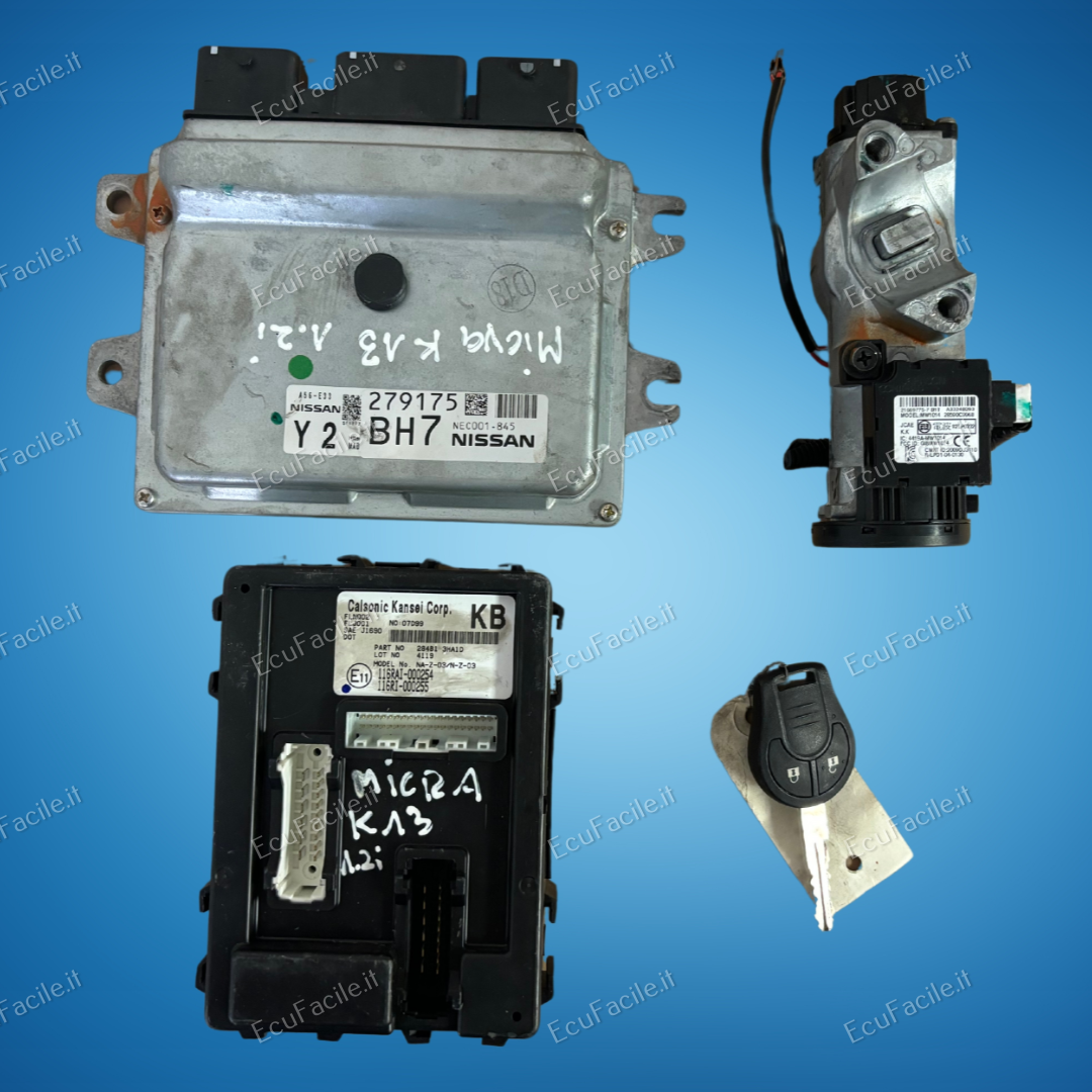 KIT CENTRALINA MOTORE NISSAN Micra Nec001-845 279175
