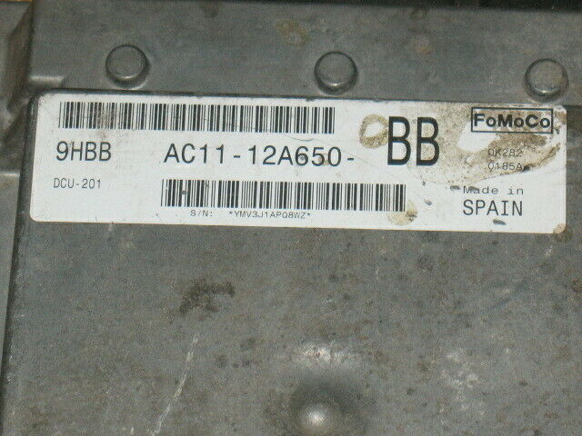 Ecu centralina ford transit 2.2 9hbb ac11-12a650-bb dcu-201 AC11-12A650-BC, AC1112A650BC