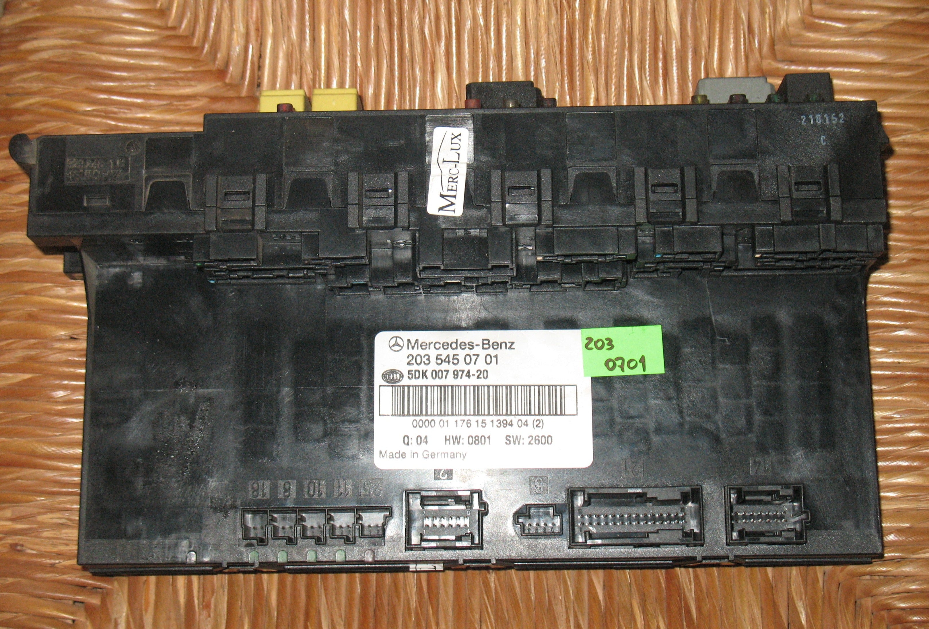 Body Computer Mercedes Classe C W203 A2035450701 COD 09705 5DK007974-2 ...