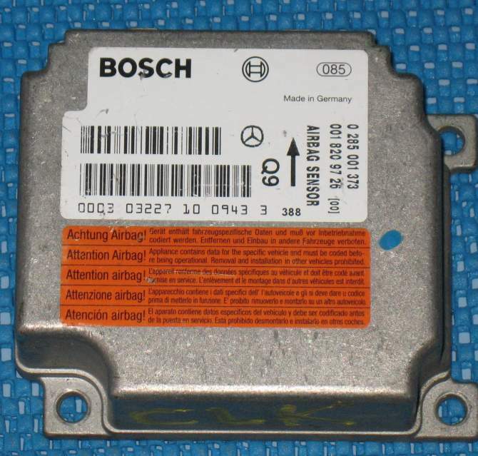 ECU AIRBAG 0285001373 MERCEDES CLK Coupé W209 2004 0018209726 EcuFacile