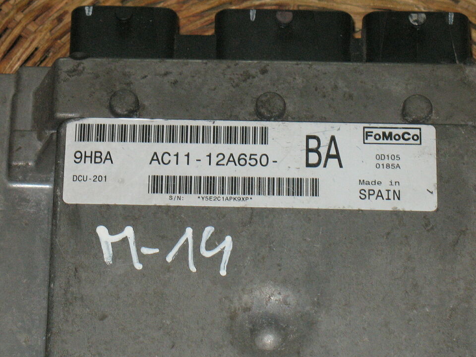 ECU FORD TRANSIT AC11-12A650-BA AC1112A650BA 9HBA DCU-201 – EcuFacile